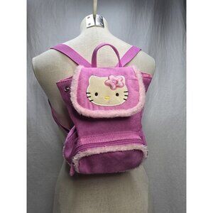 Hello Kitty Sanrio Back Pack-Pink-Rare Vtg 2005- Y2K